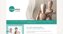 Desktop Screenshot of physiotherapie-ulland.de