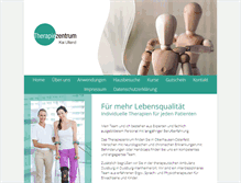 Tablet Screenshot of physiotherapie-ulland.de